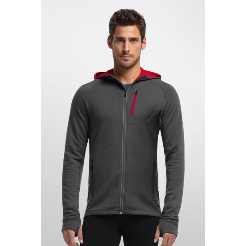ICEBREAKER MENS QUANTUM LS MSN/RKT