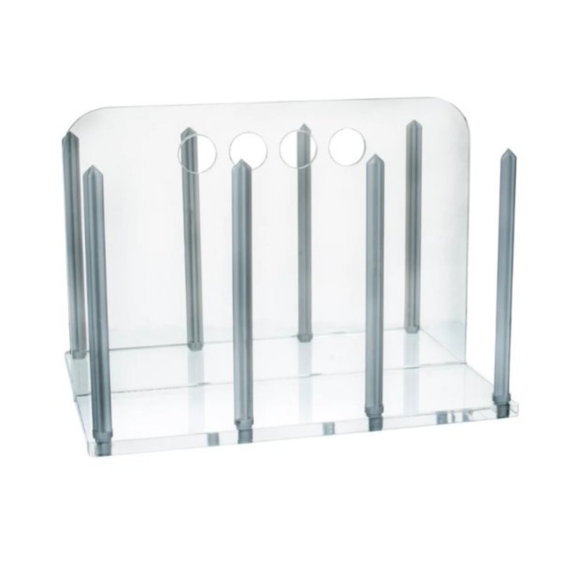 Petri Dish Rack, 90mm, Clear Acrylic (Each)