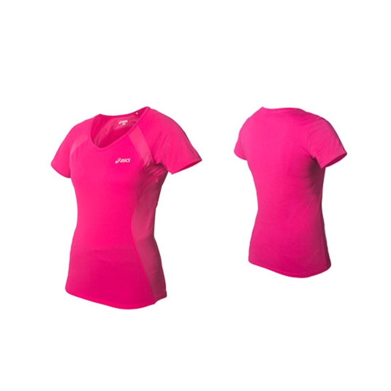 ASICS WOMENS ELITE TEE II MAGENTA