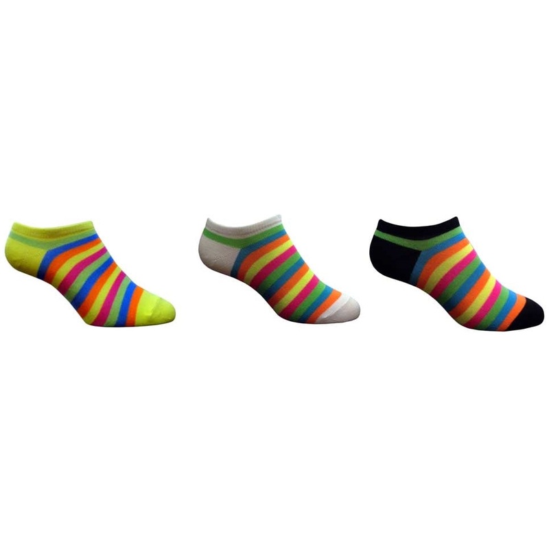 NZ SOCK Co NEON STRIPE SOCKS 5 PACK