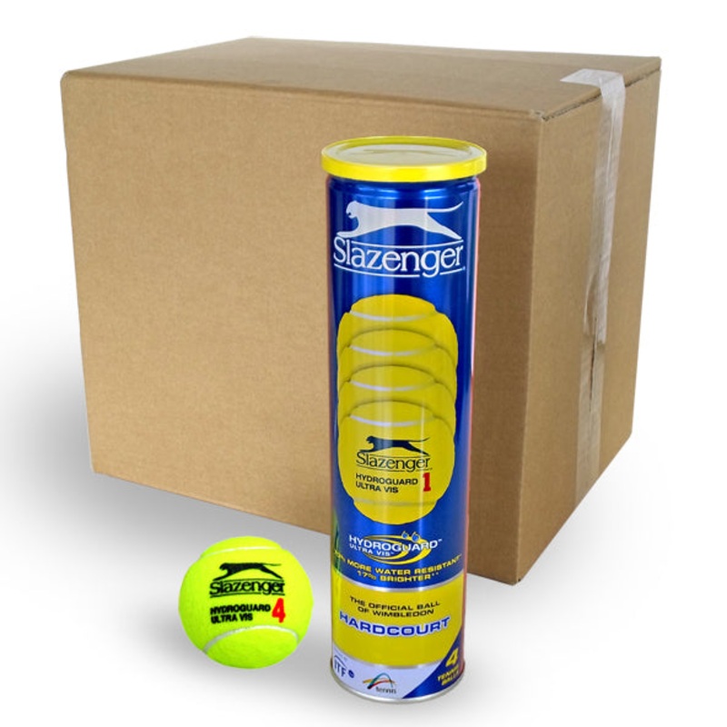 SLAZENGER HYDROGUARD 4 BALL CAN CARTON