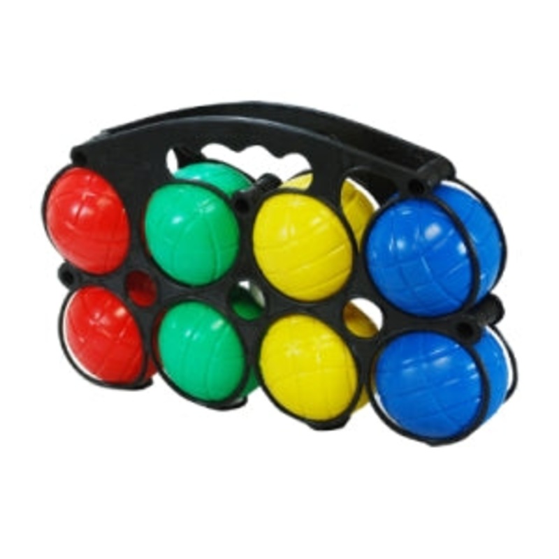 8 BALL COLOURED PETANQUE SET