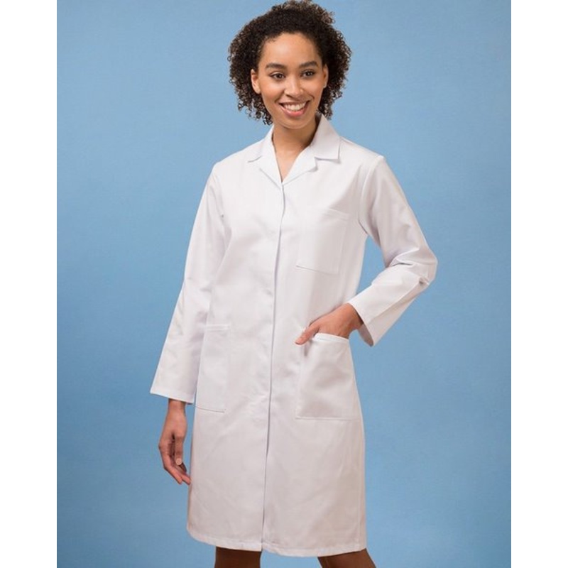 Laboratory Coats, Polyester Cotton, Female, Chest 100cm, 110cm long (Each)