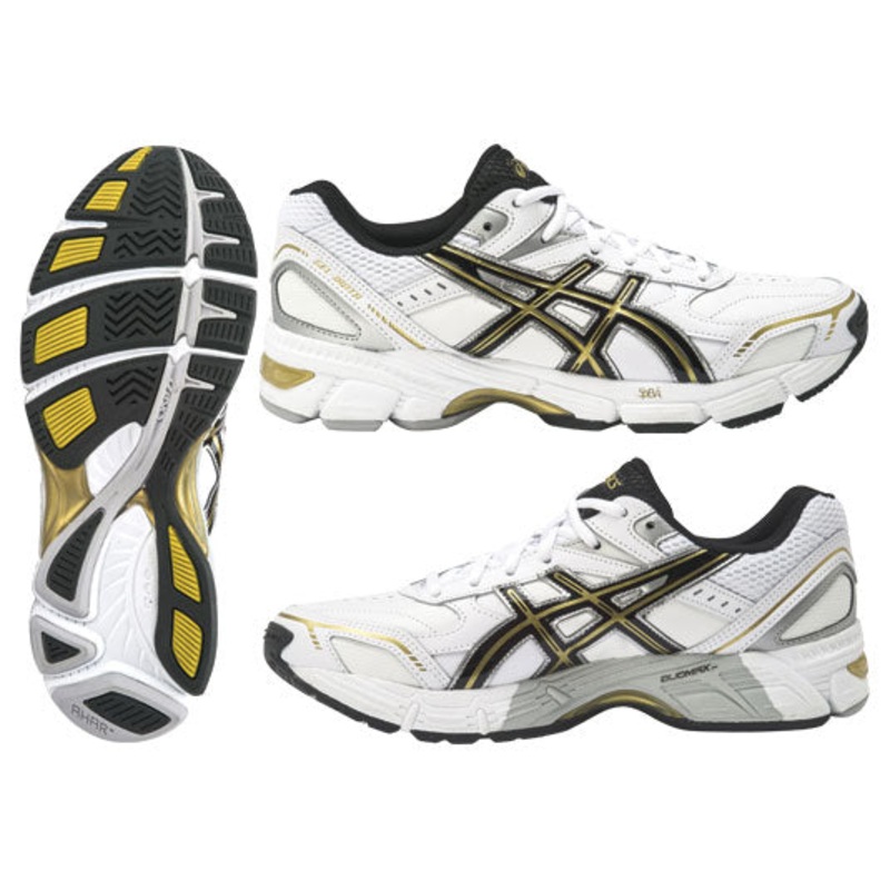 ASICS 180TR 2E LEATHER WHITE BLACK GOLD