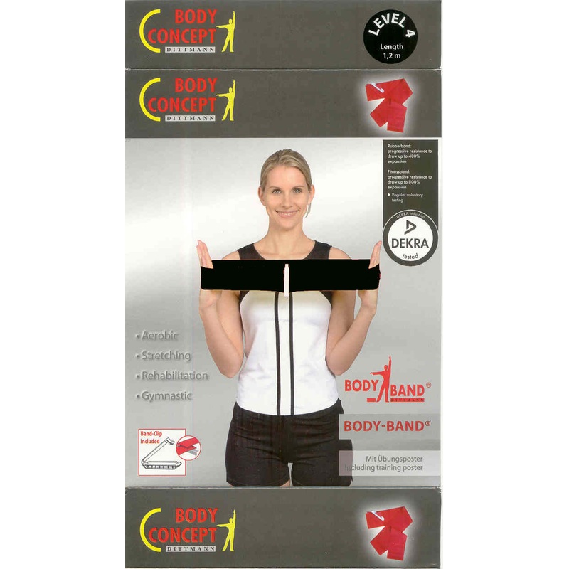 BODY CONCEPT BODY BAND 1.2m BLK X/STRONG