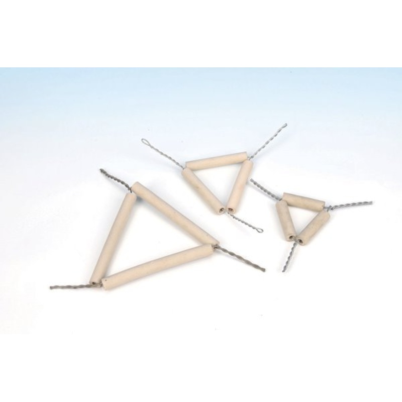 Clay Pipe Triangle  – 60mm    (Pk10)