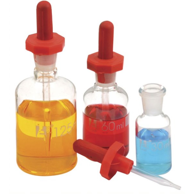 Dropper Bottle, Clear, 125ml (Pk6)
