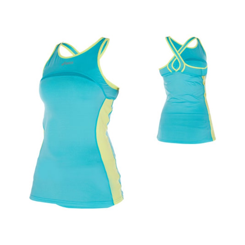 ASICS WOMEN AYAMI TANK TOP BLUE AQUARIUM