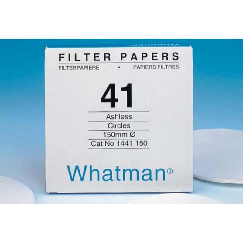 Filter Paper Circles Whatman Grade No.40 18.5cm Dia Box 100, Ashless Quantitative (Pack 100)