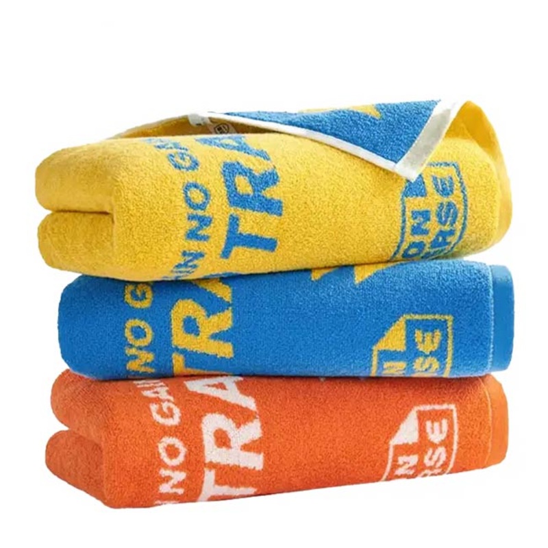 Gym Yoga Towel 110cm x 34 cm|BLU/YELL|YEL/BLU|Org/Wht|M