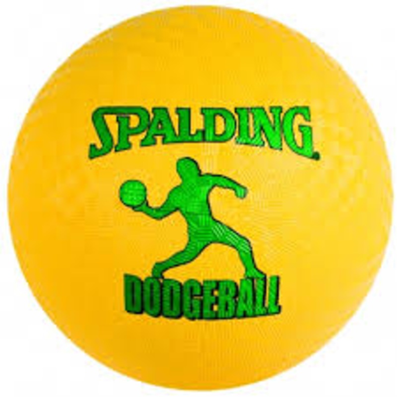 SPALDING 8.5 DODGEBALL YELLOW