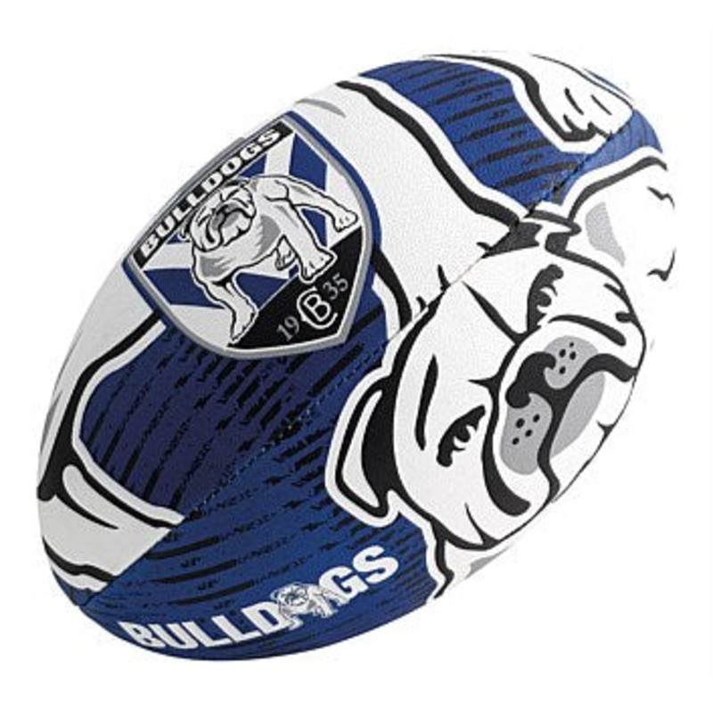 STEEDEN NRL BULLDOGS SUPPORTERS BALL SZ5