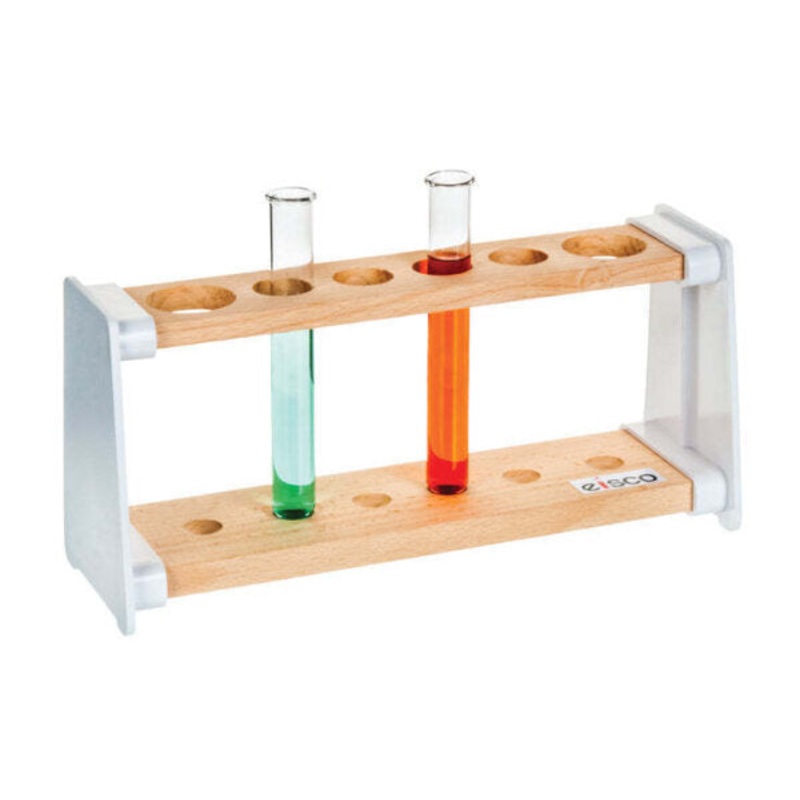 Test Tube Rack 6H (2×30.4×20) Polyprop End (Pk10)