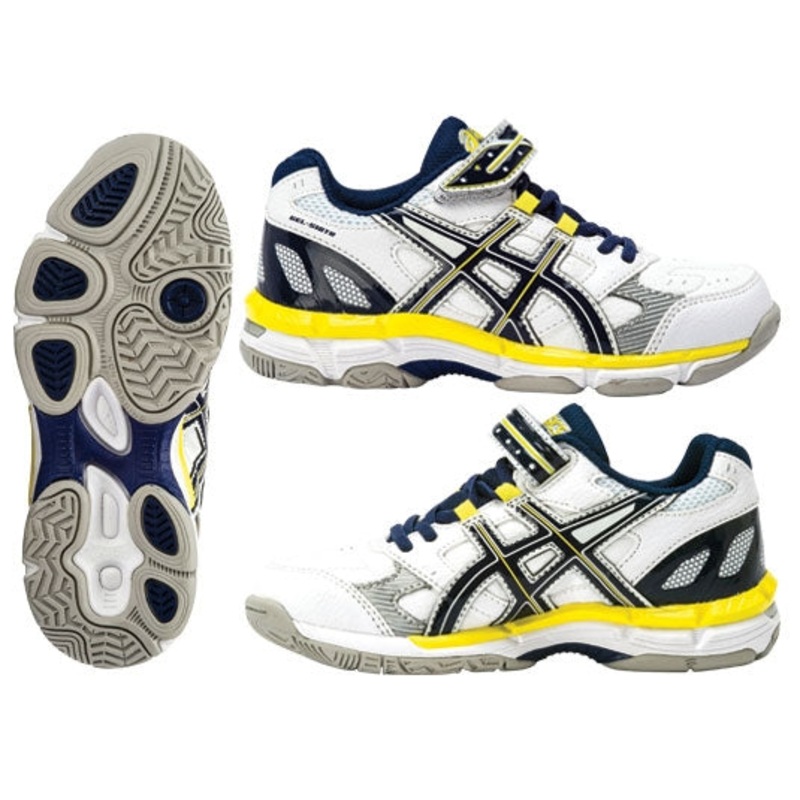 ASICS 510TR JUNIOR CROSS TRAINER WHT/YEL