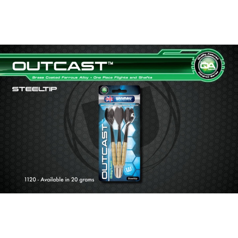 WINMAU OUTCAST BRASS DART SET