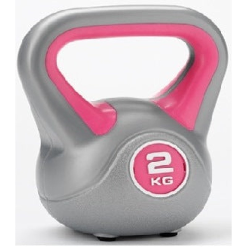 York 2kg Vinyl Dipped Kettlebell