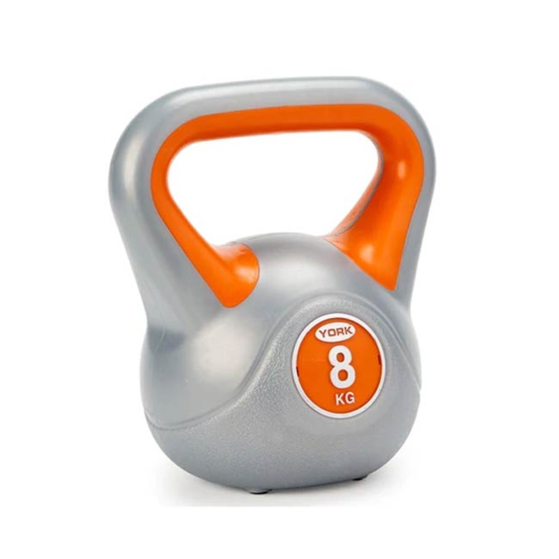 York 8 kg Vinyl Dipped Kettlebell
