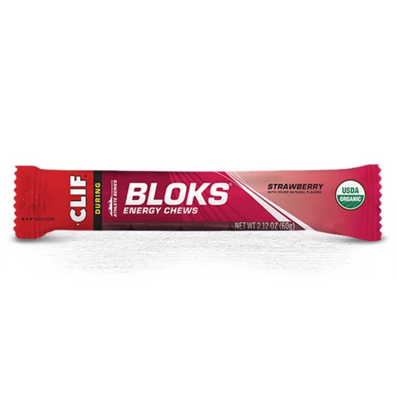 CLIF BLOKS ENERGY CHEWS STRAWBERRY
