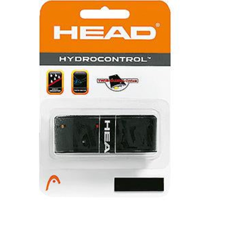 HEAD HYDROCONTROL RACQUET GRIP BLK/ORANG