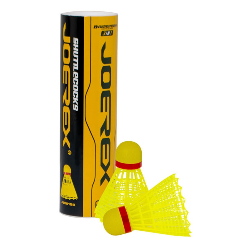 Joerex Nylon Shuttlecocks 6 Tube