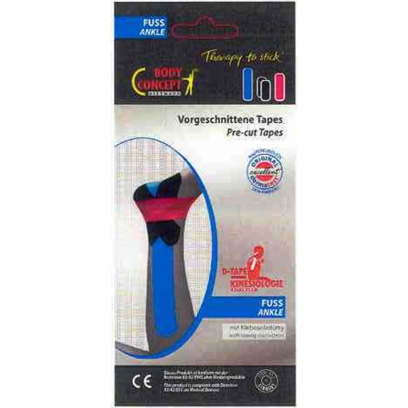 PRE CUT KINEISIO D TAPE SET FOR ANKLES