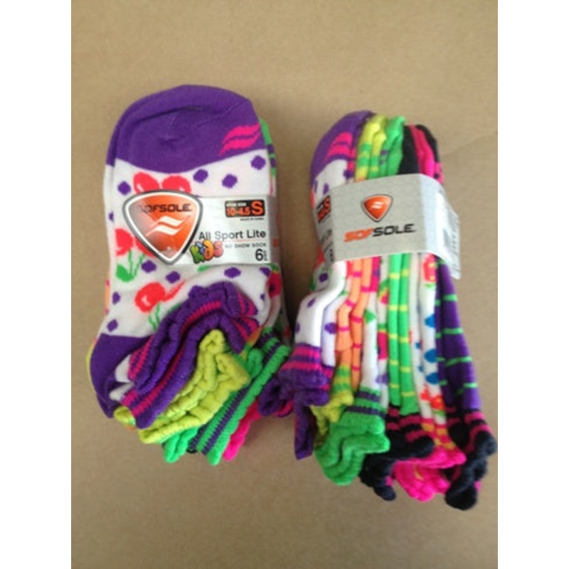SOF SOLE LITE NO SHOW SOCKS FRUITS KIDS