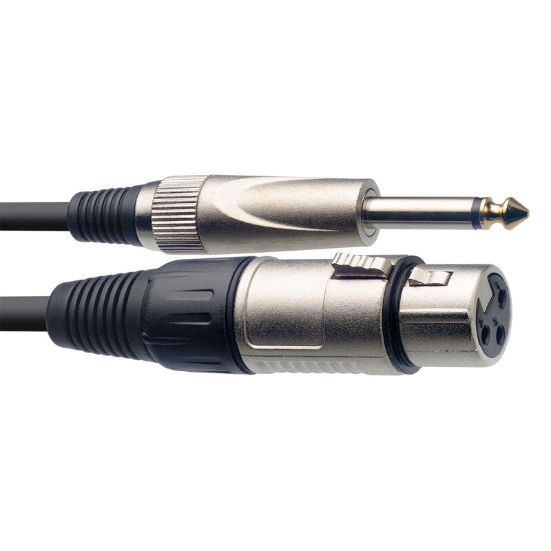 Stagg XLR-Jack microphone cable – 9m