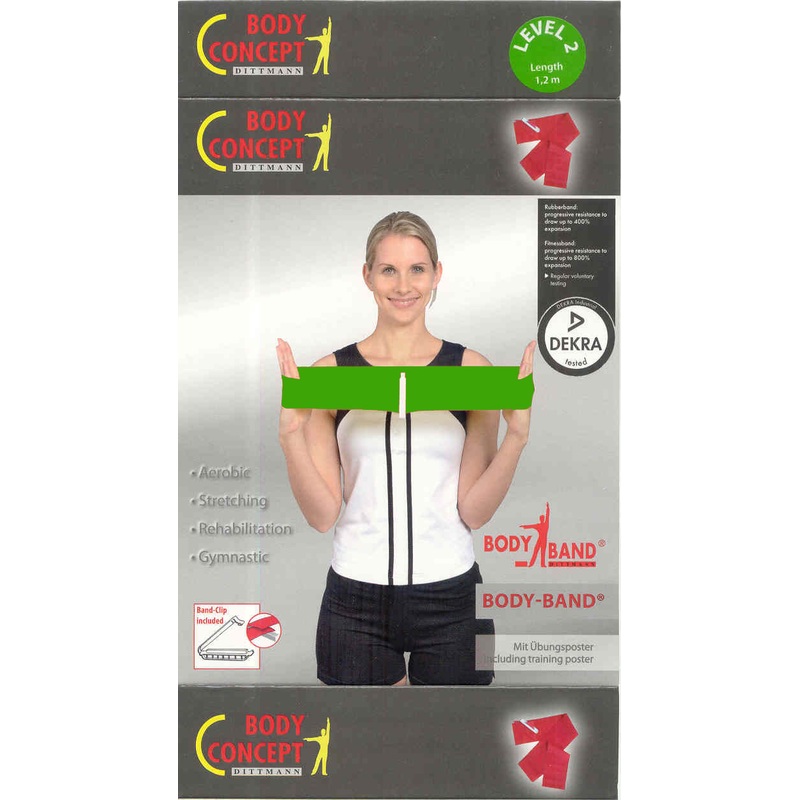 BODY CONCEPT BODY BAND 1.2M GREEN MEDIUM
