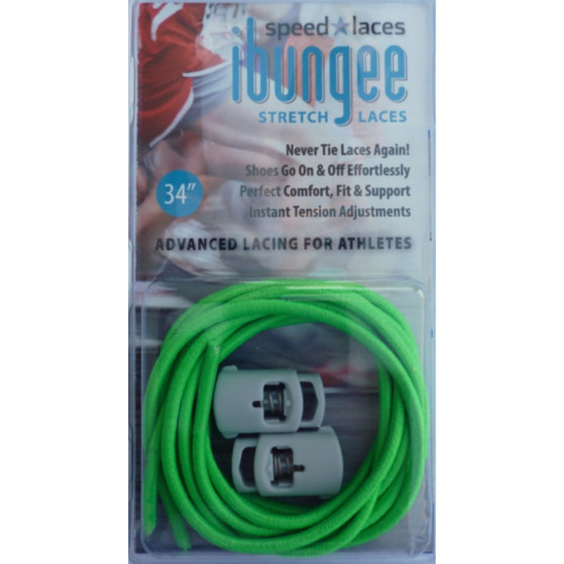 IBUNGEE LACES FLORIDA GREEN 34