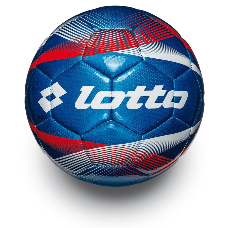 LOTTO TATTOO TEAM BALL BLUE RED SIZE 4