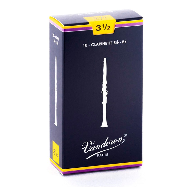 Vandoren ‘Blue Box’ Bb clarinet reeds – 3.5 (box of 10)