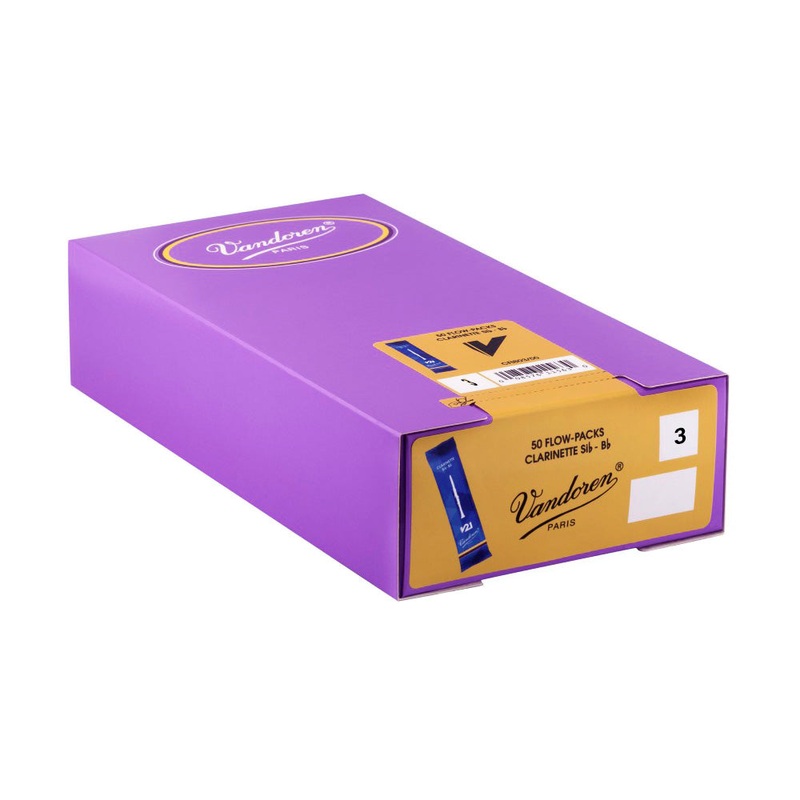 Vandoren ‘Blue Box’ Bb clarinet reeds – 3 (box of 50)
