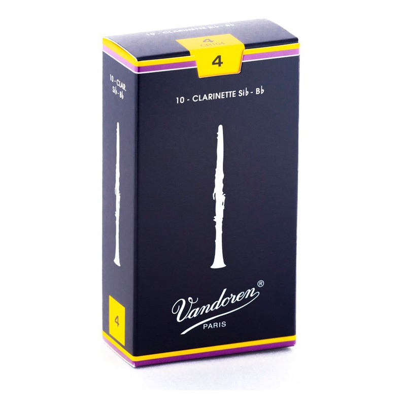Vandoren ‘Blue Box’ Bb clarinet reeds – 4 (box of 10)