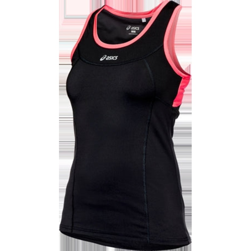 ASICS ELEMENT SHELF BRA TOP BLACK/ RED