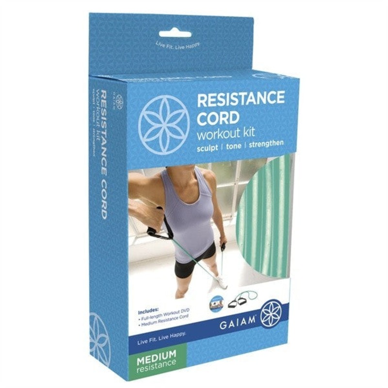 GAIAM PILATES RESISTANCE CORD MEDIUM