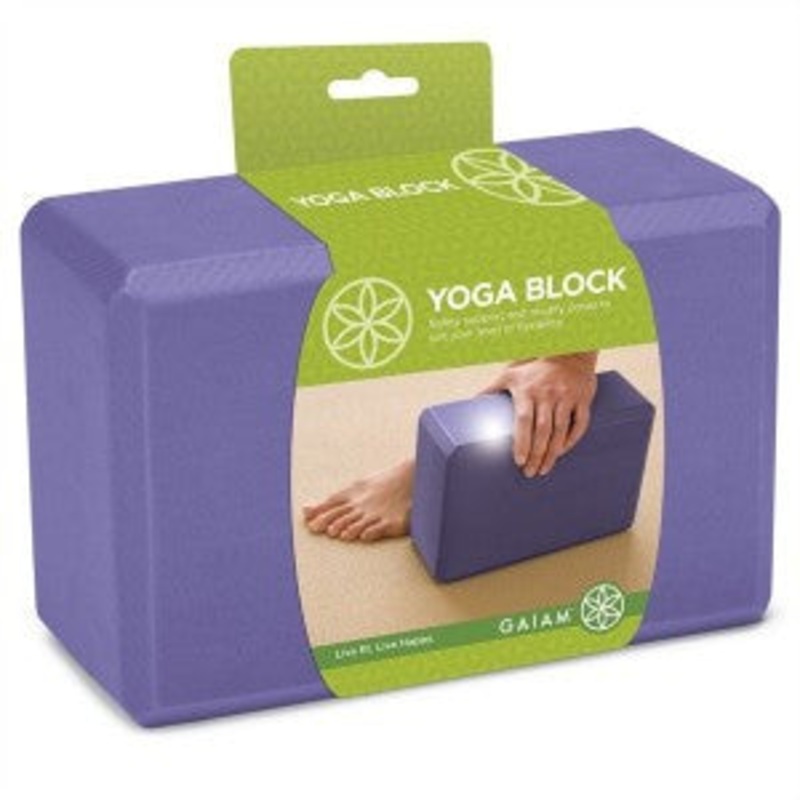 GAIAM YOGA BLOCK PURPLE