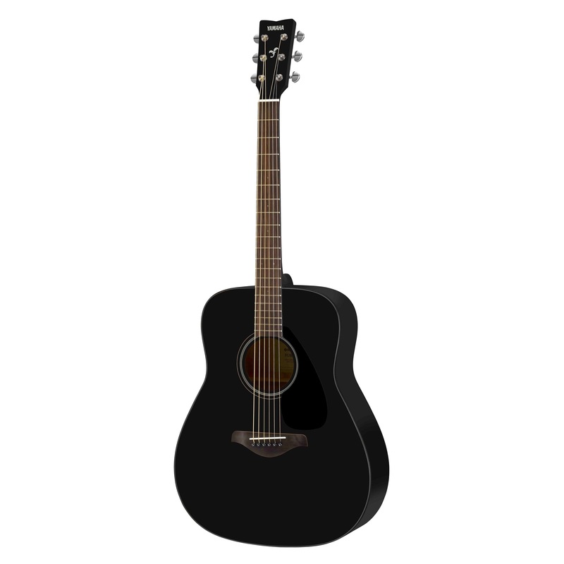 Yamaha FG800II 4/4 dreadnought acoustic guitar in gloss – Black gloss