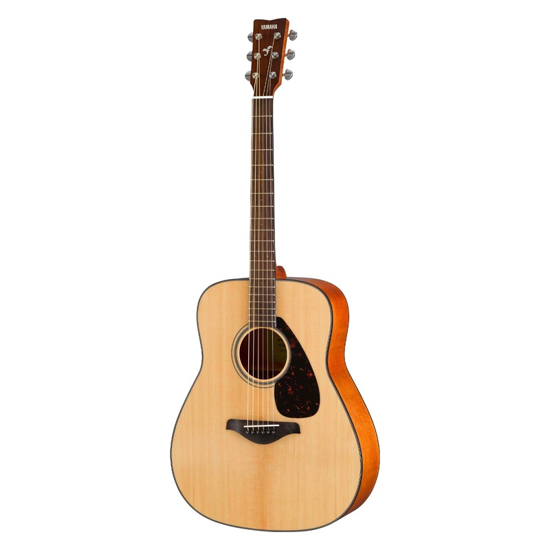 Yamaha FG800II 4/4 dreadnought acoustic guitar in gloss – Natural