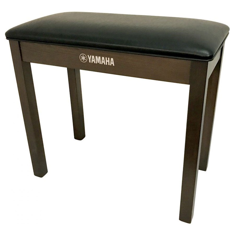 Yamaha fixed height piano stool – Dark walnut