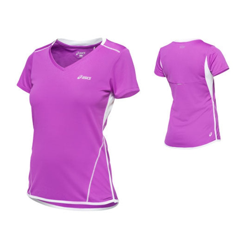 ASICS WOMENS ELEMENT TEE GRAPE