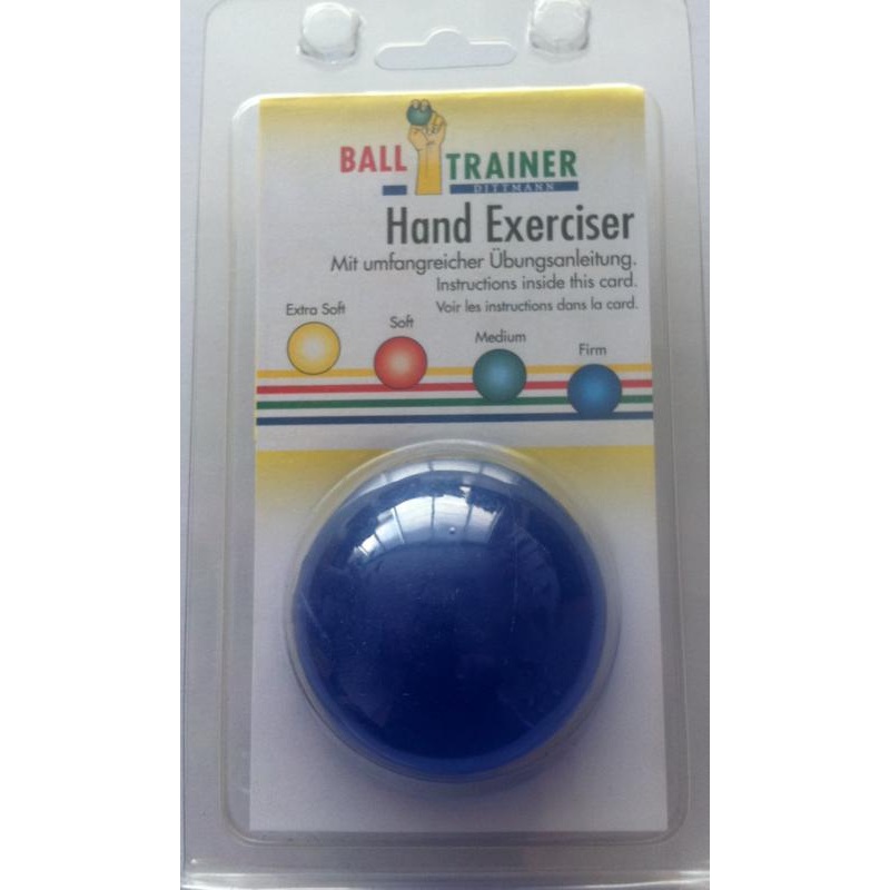 BALL TRAINERHAND EXERCISER  BLUE FIRM
