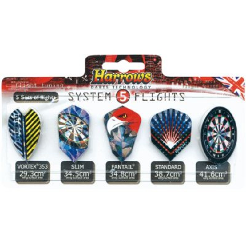 HARROWS DART FLIGHT 5 PACK