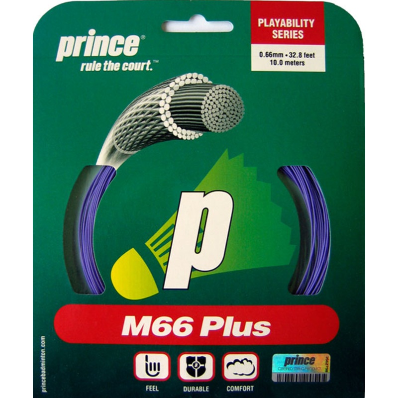 PRINCE M66 PLUS PURPLE BADMINTON STRING