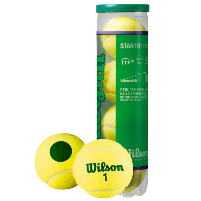 Wilson Level 1 Starter Tennis- 4 Ball Can