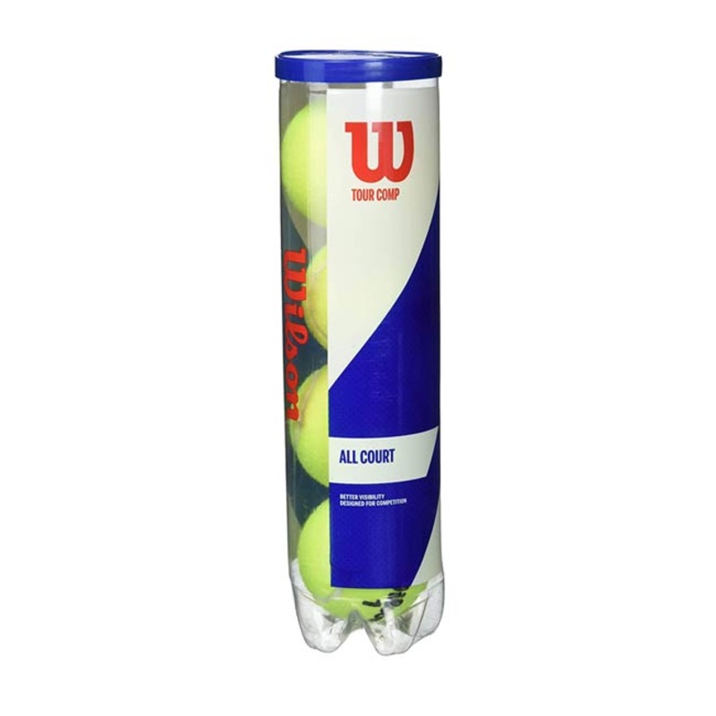 Wilson Tour Comp Tennis Balls- 4 Ball Can