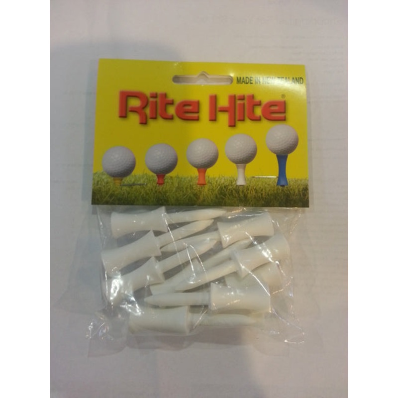RITE HITE GOLF TEES WHITE