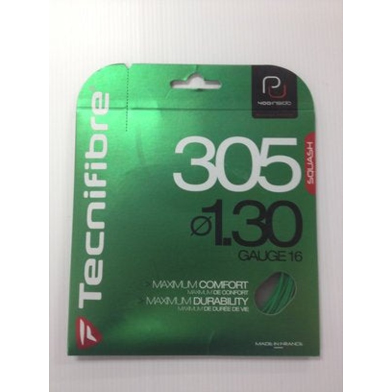 TECNIFIBRE 305 1.30MM GREEN SQUASH