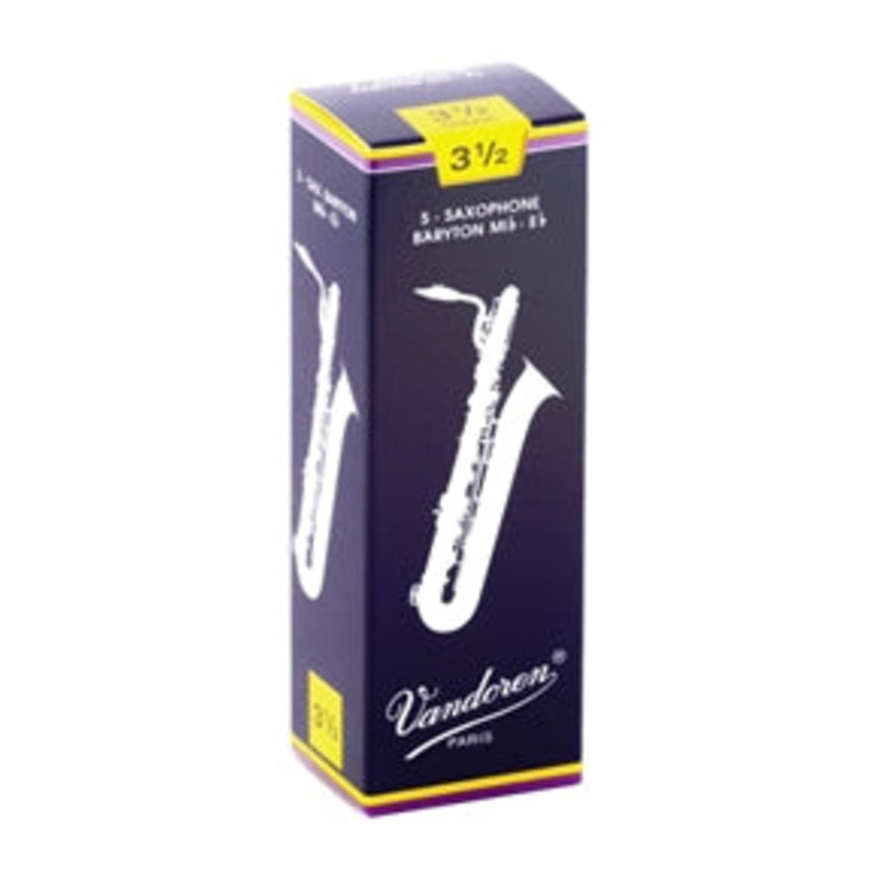 Vandoren Eb baritone saxophone reeds box of 5 – 3.5