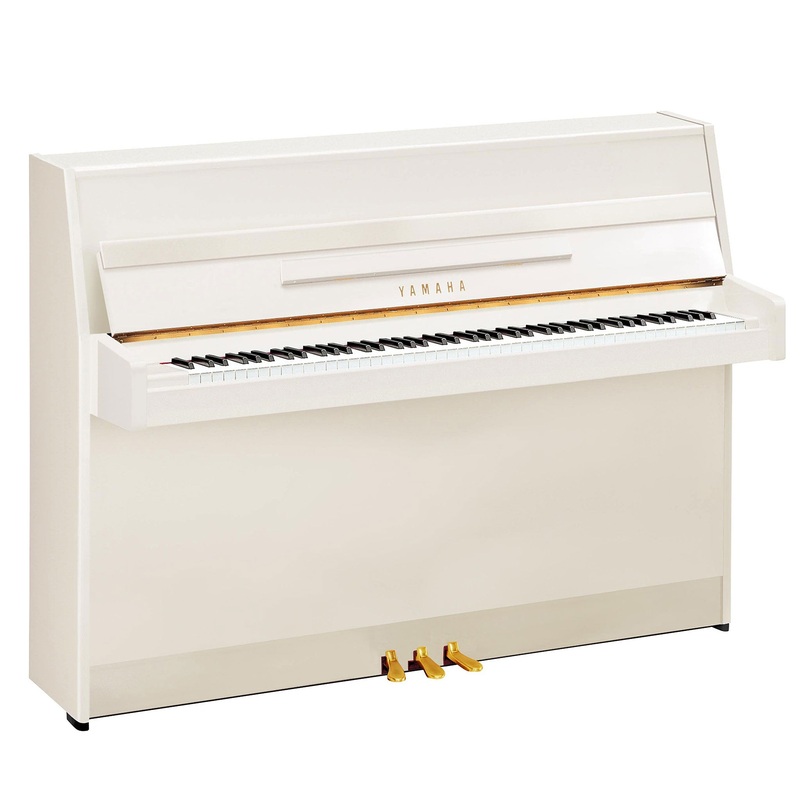 Yamaha b1 upright piano – Polished White