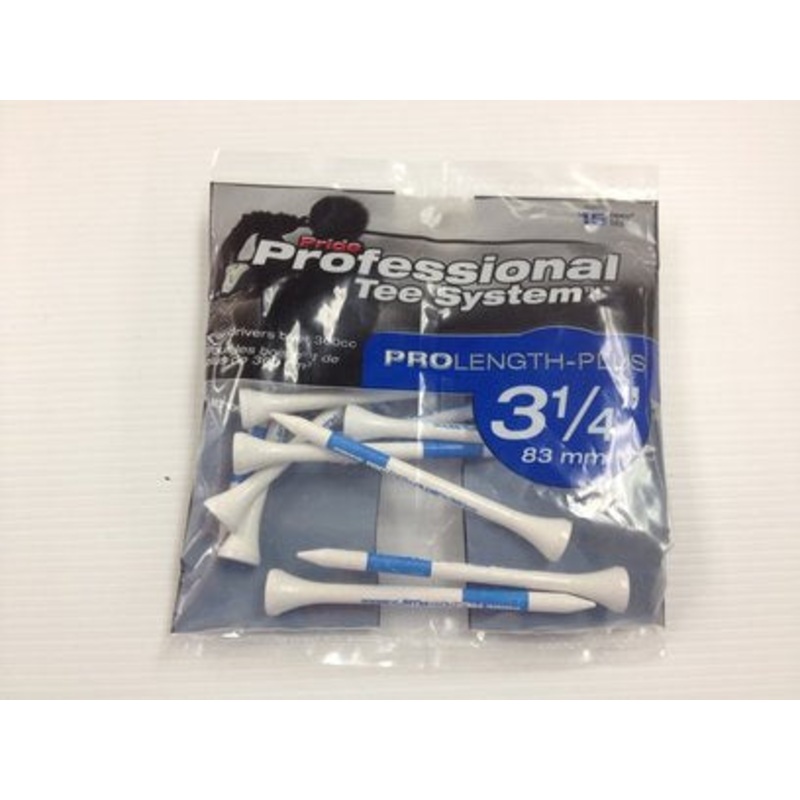 PRIDE 3 1/4 PRO LENGTH PLUS BLUE GOLF T